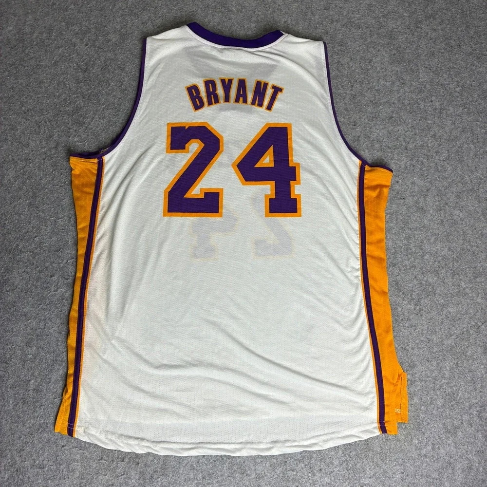 NBA Los Angeles Lakers Kobe Bryant 24 Jersey White Mens XXL Basketball Sport - Picture 2 of 8
